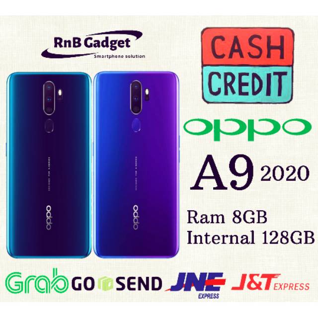 New OPPO A9 2020 ram 8GB internal 128GB garansi resmi cash dan kredit