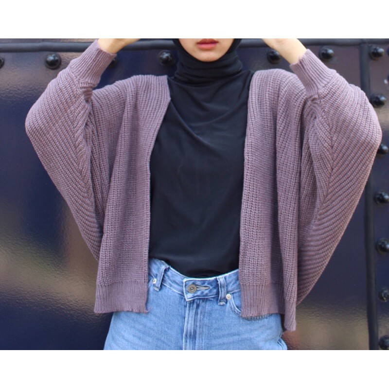 [RAJUT] Cardigan Rajut BATWING tebal-milo