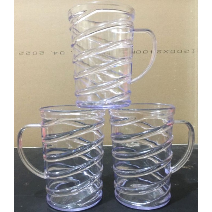 cangkir ulir kristal 400ml