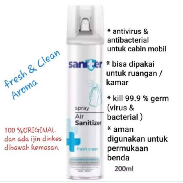Saniter spray sanitizer