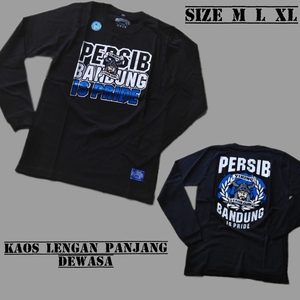 kaos lengan panjang persib 1933 pria wanita