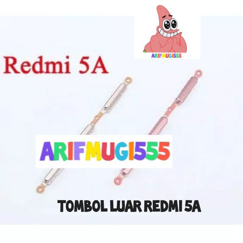 Tombol luar on off Volume power Xiaomi Redmi 5a Original