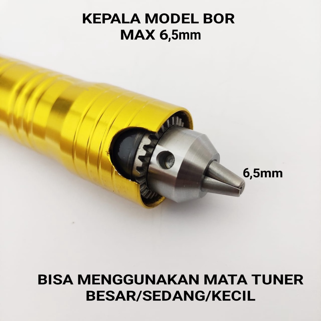 MESIN BOR KABEL TUNNER TUNER CUNER PORTING HANDPIECE HAND PIECE FOREDOM FLEXIBLE FLEXIBEL CNC 6MM