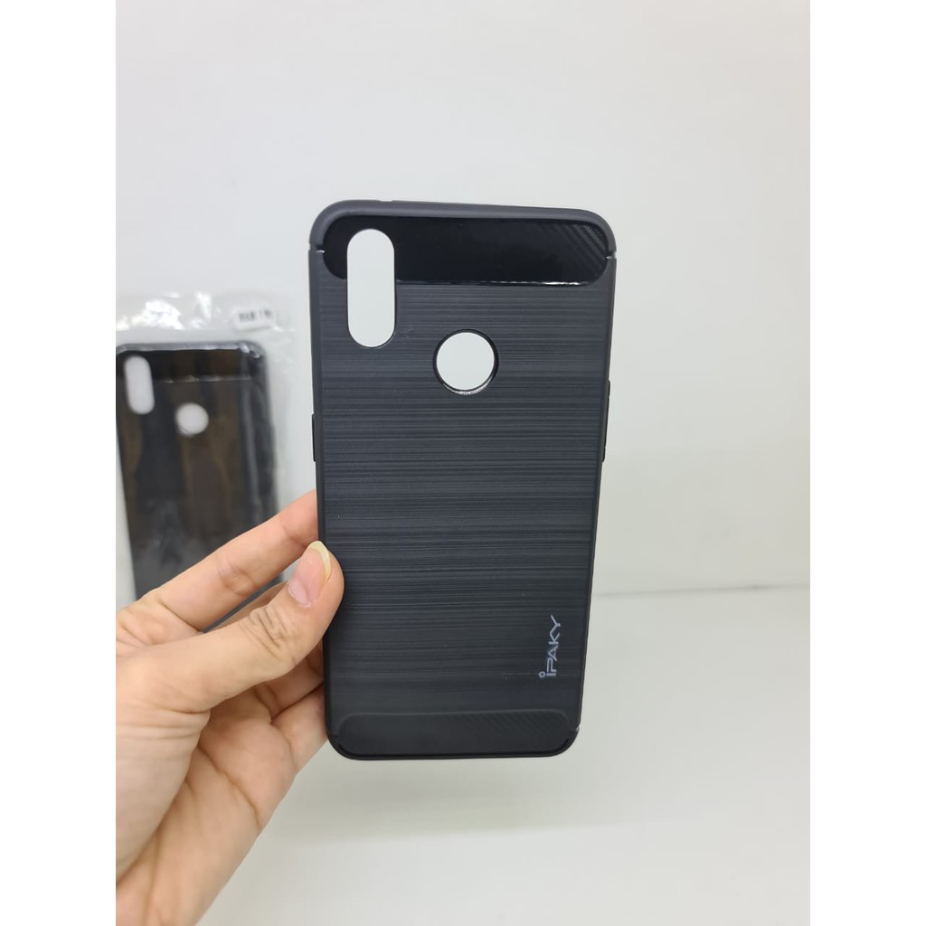 iPaky Carbon Realme 3 Pro 6.3&quot; Slim Fit Carbon Soft Case Realme X Lite Fiber Multi Carbon ANTI MELAR