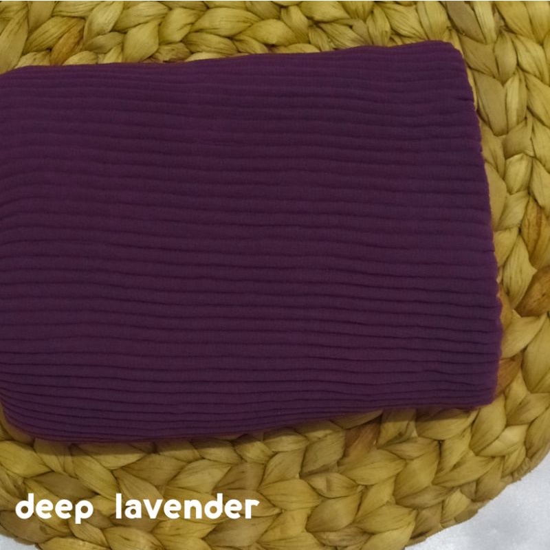 [PART1] UMAMA PLEATED SHAWL PASHMINA PLISKET / PRISKET CERUTY ARMANY-Deep lavender