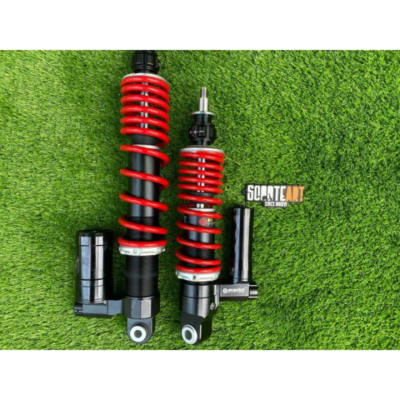 Shockbreaker Original Scarlet Red on Black Mettalic Series