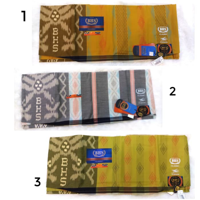 Sarung BHS Classic Kawung KWG Dobby Original Murah ASLI Bukan Afkir Best Quality