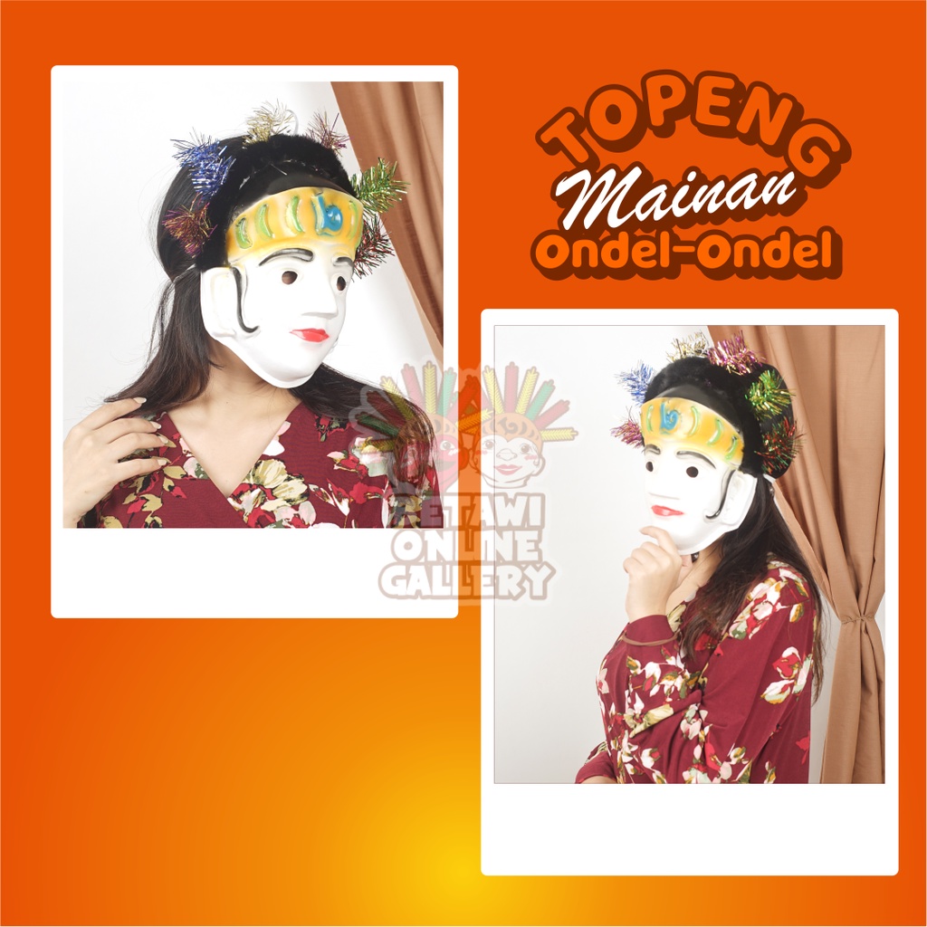 Topeng Mainan Ondel-ondel [ SATUAN ]