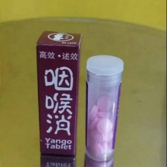 Obat Sakit Tenggorokan,  Radang,  Sakit Mata,  Sariawan, Yango Tablet