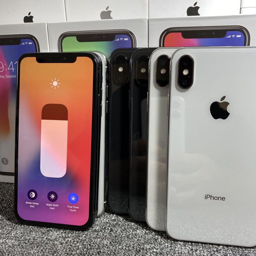 iPhone X 256GB Second Mulus Fullset Original 100% No Minus