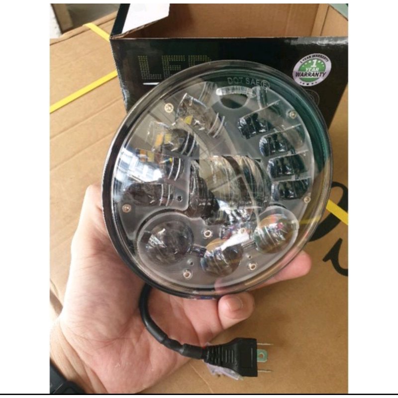 Lampu LED daymaker 5,75 inchi daymaker 5 75 inchi DRL 16 titik