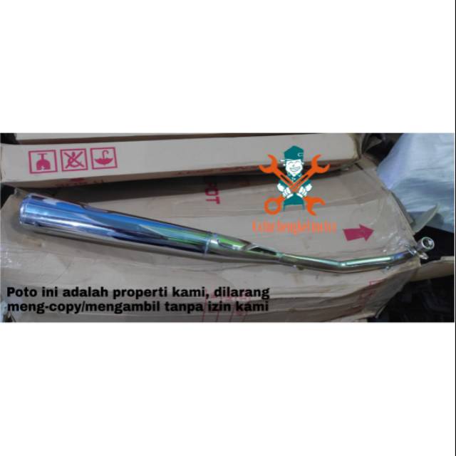 Knalpot standar Honda Supra fit old Knalpot Standar Honda Supra X old