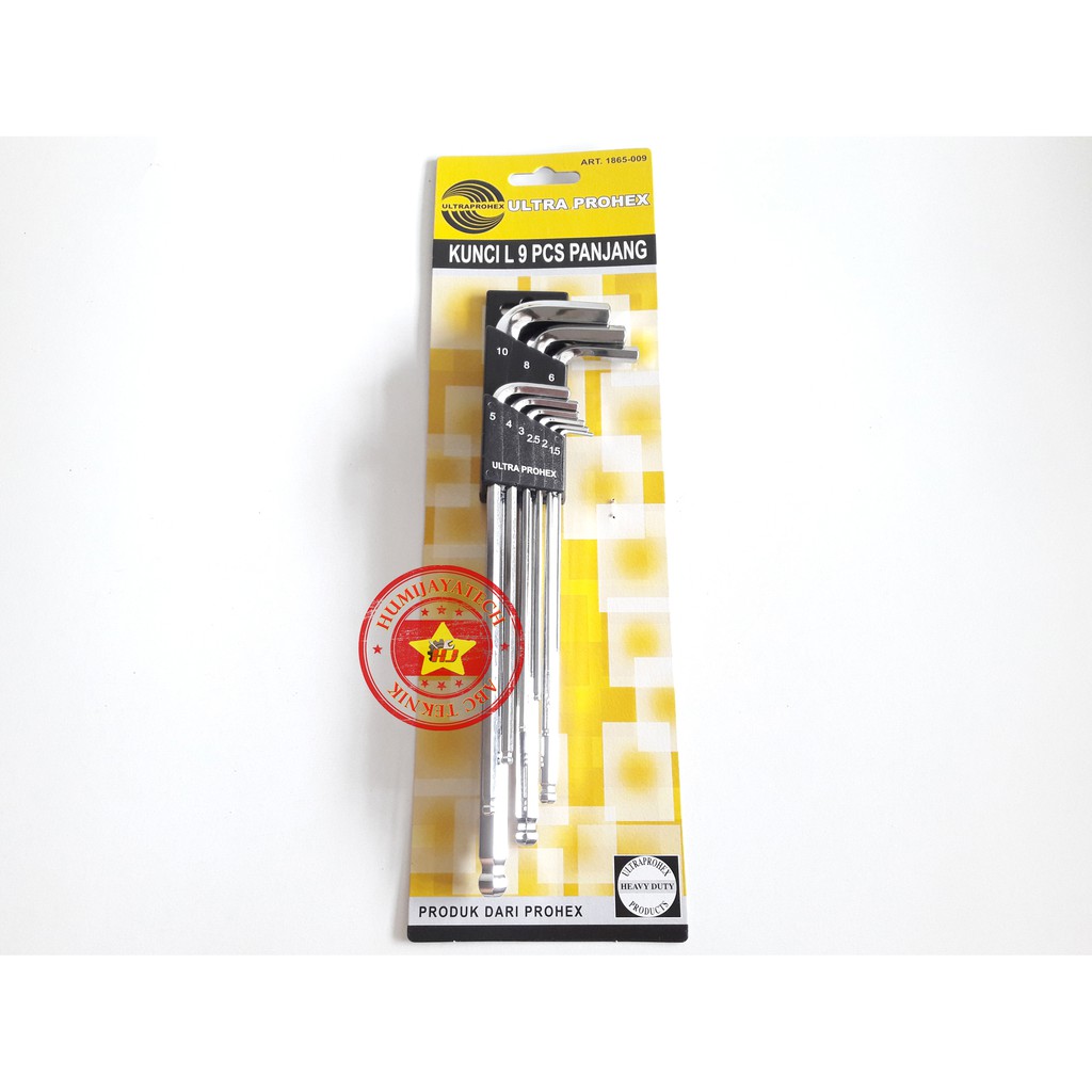 Kunci L Set Extra Long Ultra Prohex / Kunci L Set Ultra Prohex