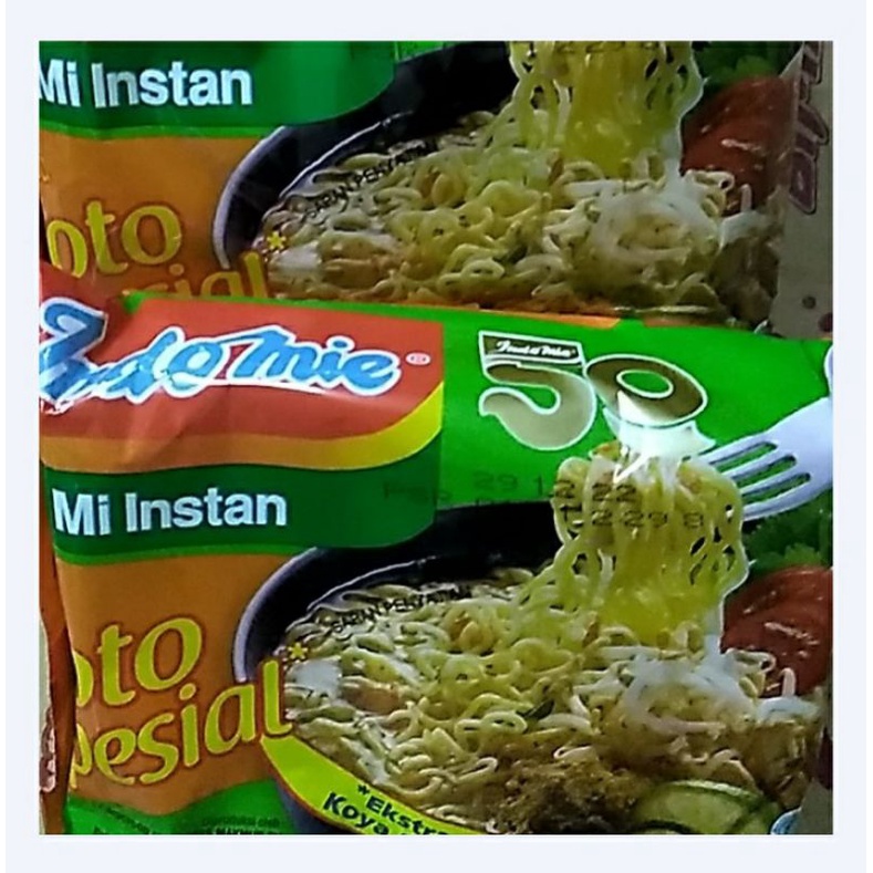 

INDOMIE Soto Spesial @75 Gr (1paket 5 bh)