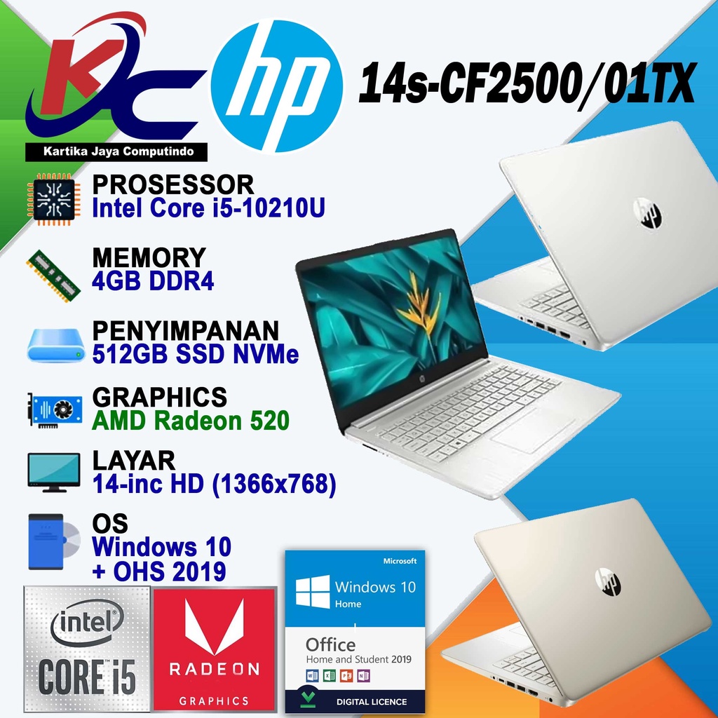 HP 14 - CF2501TX I5
