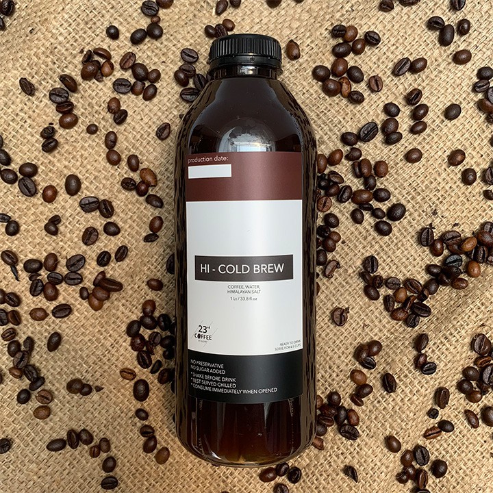 

Hi-Cold Brew - 23rd Coffee - Keto & Diet Friendly - 1 liter