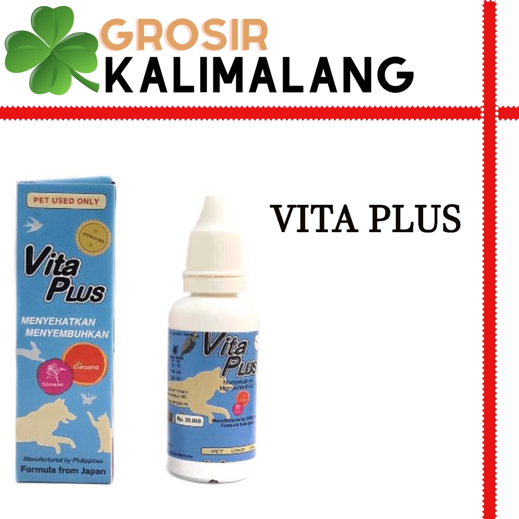 Vita Plus Multivitamin Kucing &amp; Anjing 30ml