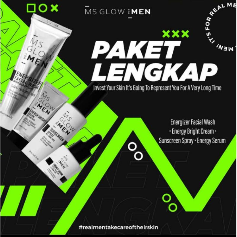 MS GLOW MEN PAKET LENGKAP