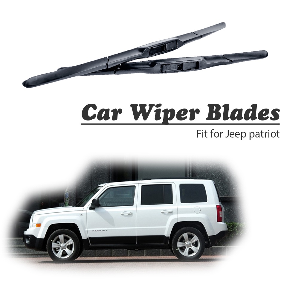 1 Set Karet Wiper Depan Mobil Untuk Jeep Patriot MK74 2016 2015-2007