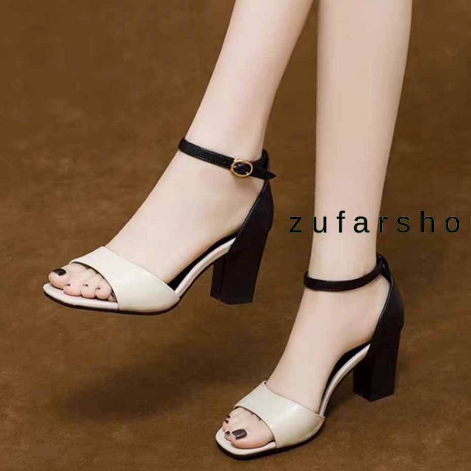 ZUFAR  -  KARENINA Chunky Heels/ Hak 5 cm/Sepatu kerja/Sepatu Wanita Formal/Chunky Heels Wanita