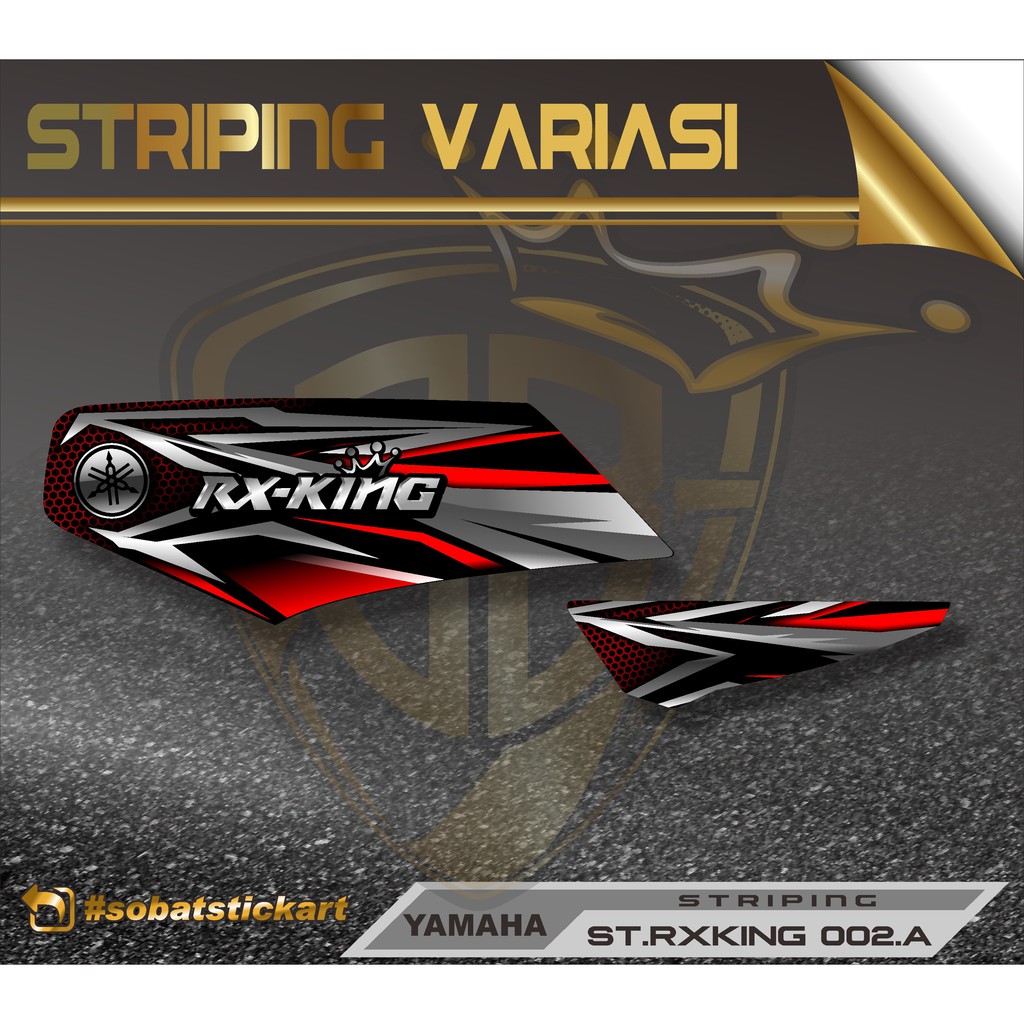 Striping RX KING -  Sticker Striping Variasi list Yamaha RX KING 002