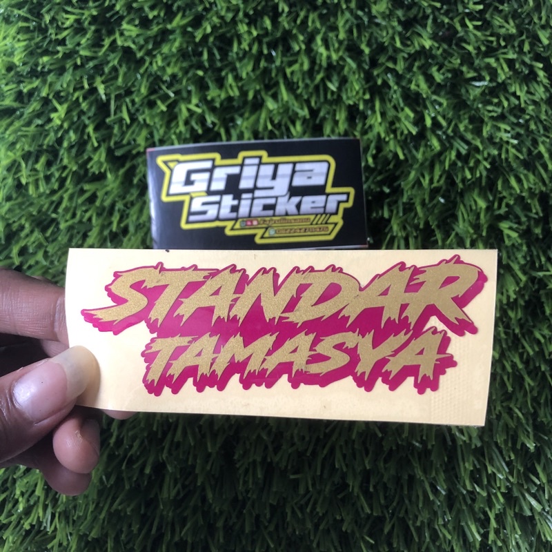 Stiker STANDAR TAMASYA sticker cutting viral