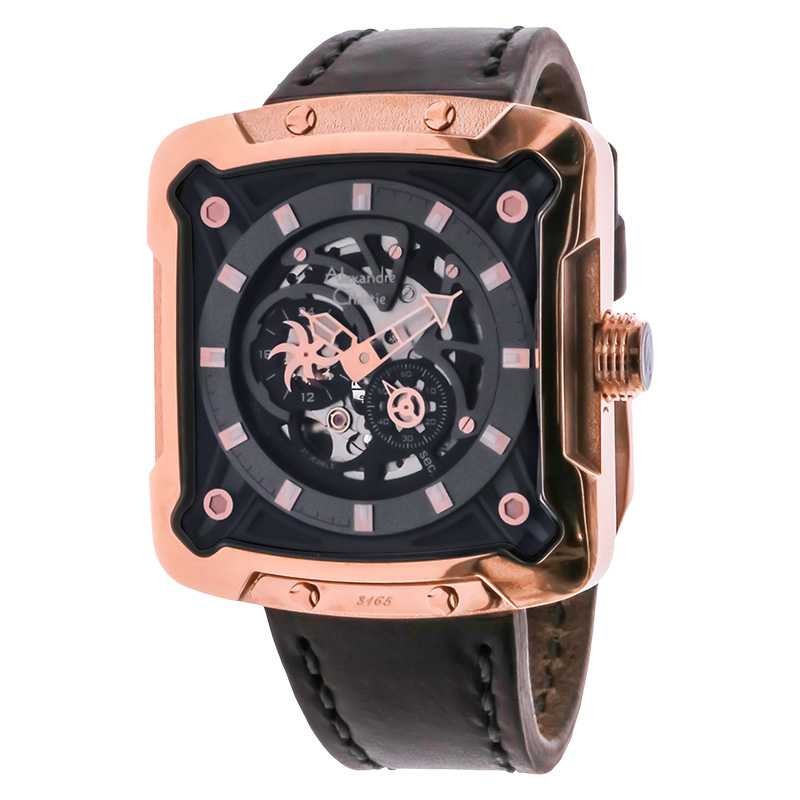 Alexandre Christie 3030 MA Brown Rose - Jam Tangan Pria
