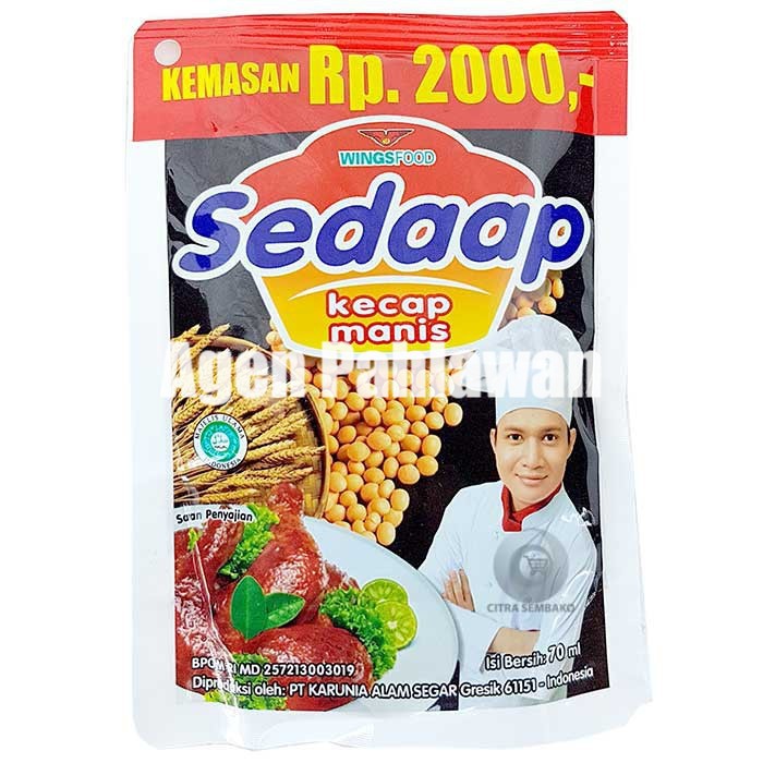 

KECAP SEDAP MANIS REFF 70ML HARGA SATUAN