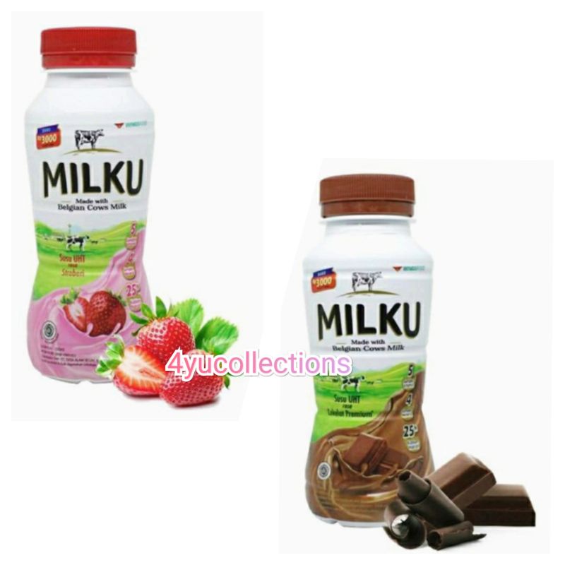 

Susu UHT Milku Coklat | Strawberry 200ml