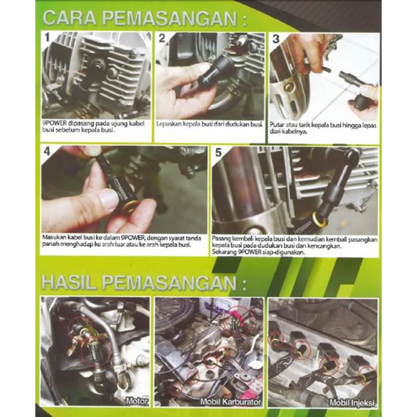 9Power Coil Booster - Peningkat Akselerasi / Penghemat BBM Kendaraan