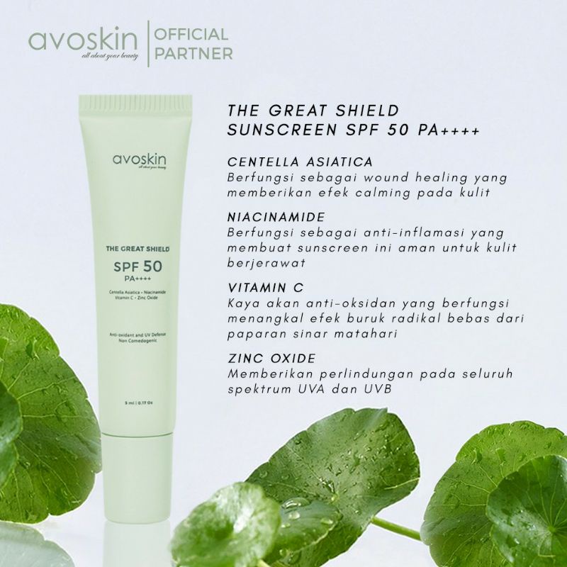 Avoskin The Great Shield Sunscreen