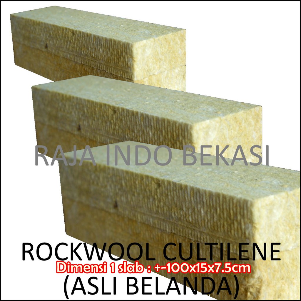 1 Slab Rockwool Cultilene Original Import Grosir Media Tanam Hidroponik