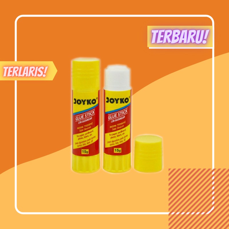 

Lem Joyko Glue Stick Lem Kertas 15 Gram / JAYA ABADI