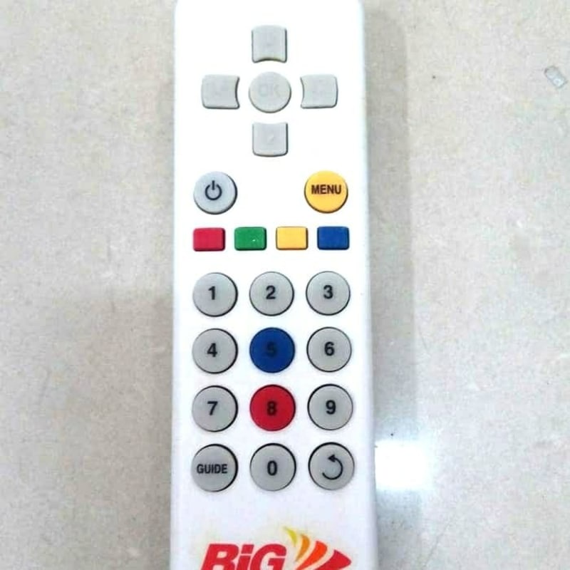 REMOT/REMOTE RECEIVER PARABOLA BIG TV /BIGTV ORI ORIGINAL/ASLI Free Bubble