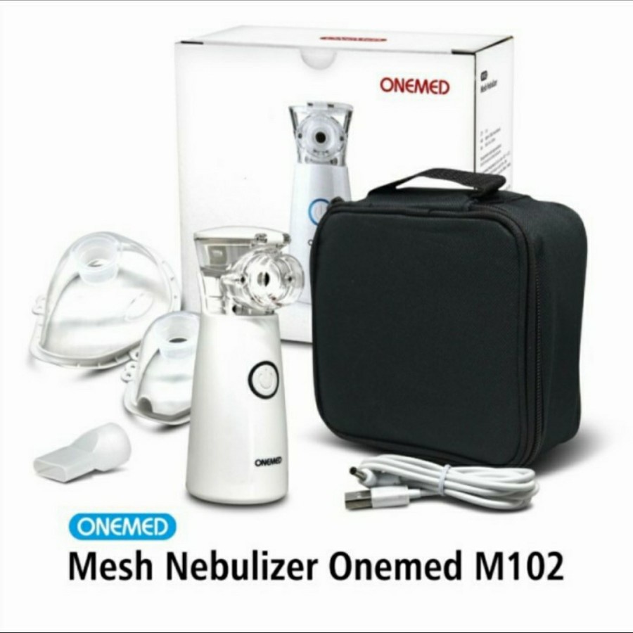 NEBULIZER ONEMED M102 PORTABLE ALAT UAP INHALER PRAKTIS - ONEMED