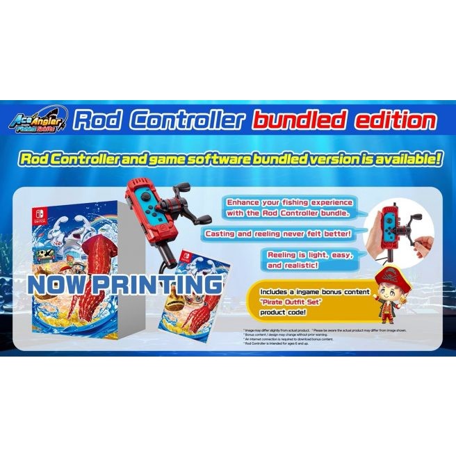 Nintendo Switch Ace Angler Fishing Spirits Road Bundled Edition