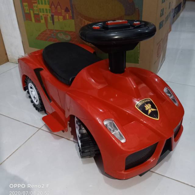 ST 2123 mainan mobil dorong lamborgini sport JSP baterai plus musim super bagus dan murah