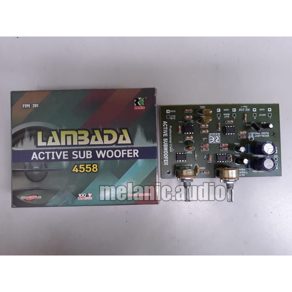 Kit Power Amplifier Speaker Aktif Subwoofer 2.1 Channel lamada