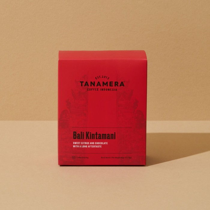 

NEW Tanamera Coffee Drip Bag / Filter Bag: Bali Kintamani - 5 Drip Bag
