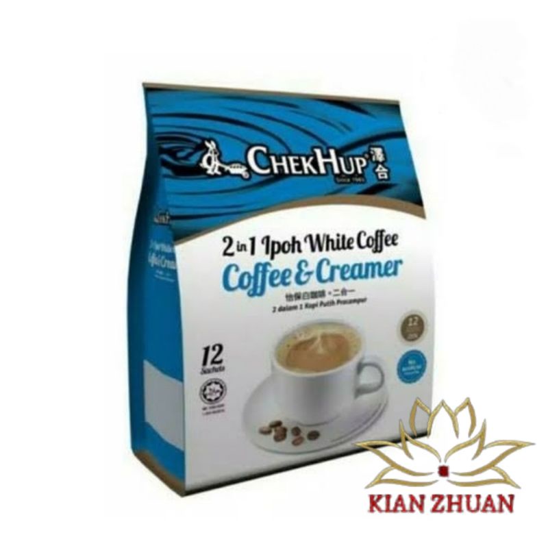 Chekhup White Coffee 2in1, 3in1, Rich / Teh Tarik / Kokoo Cokelat, Hazelnut