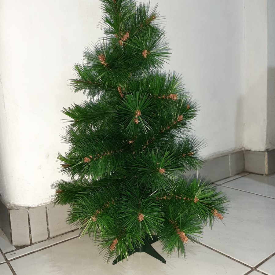 Pohon Natal 60 cm / Pohon Natal 2 feet / Christmas Tree 60 cm DEKORASI NATAL MURAH BAGUS