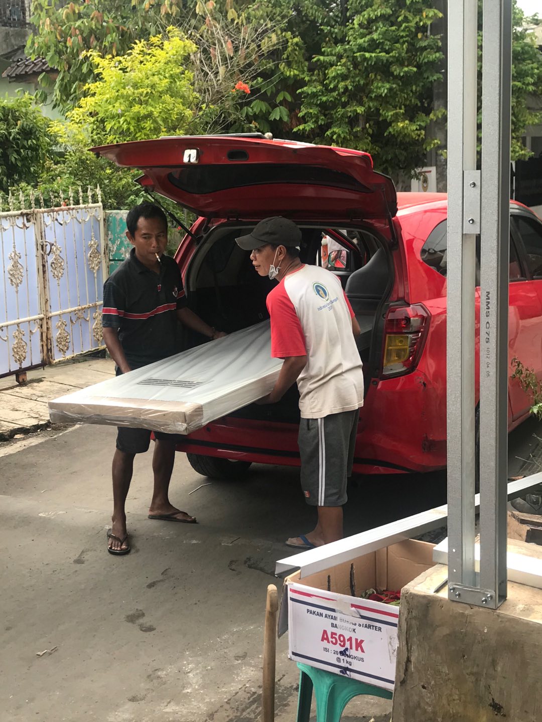Pintu Kamar Mandi Pvc Plastik Hijau Putih Kuning Biru Pink Urat Kayu