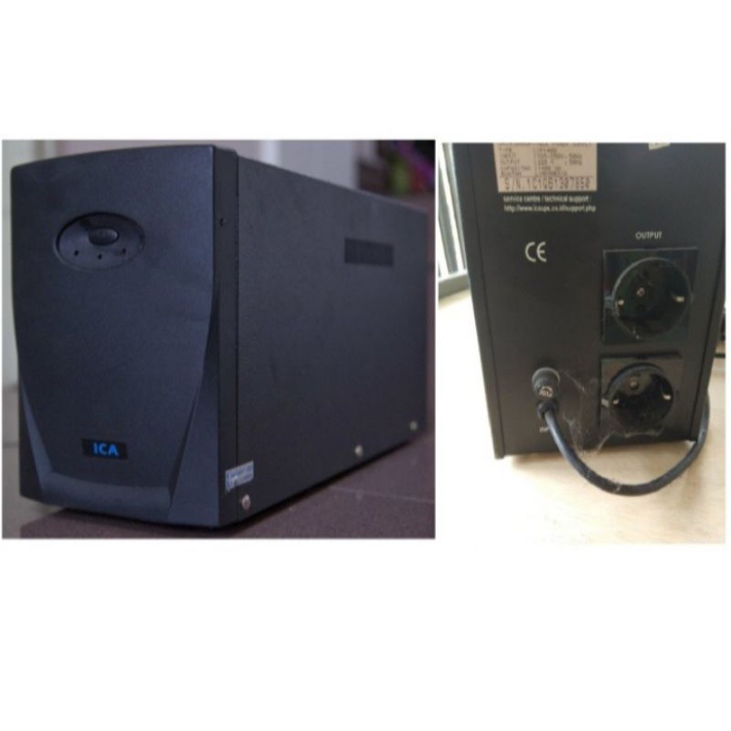 UPS ICA 1200VA DAN UPS 1400VA/UPS ICA CE1200/CO1400 TANPA BATTERY