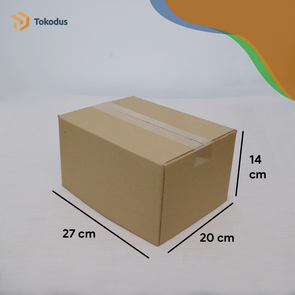 

Kardus Karton Box 27x20x14,5cm Dus Packing Corrugated Polos (Bisa Custom) - Tokodus Bandung