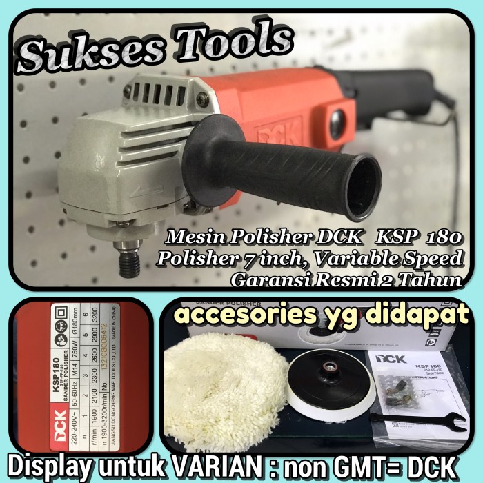 {duniastore} Mesin Poles Mobil GMT 7 Variable Speed Polisher G 9380  - Non GMT= DCK Limited