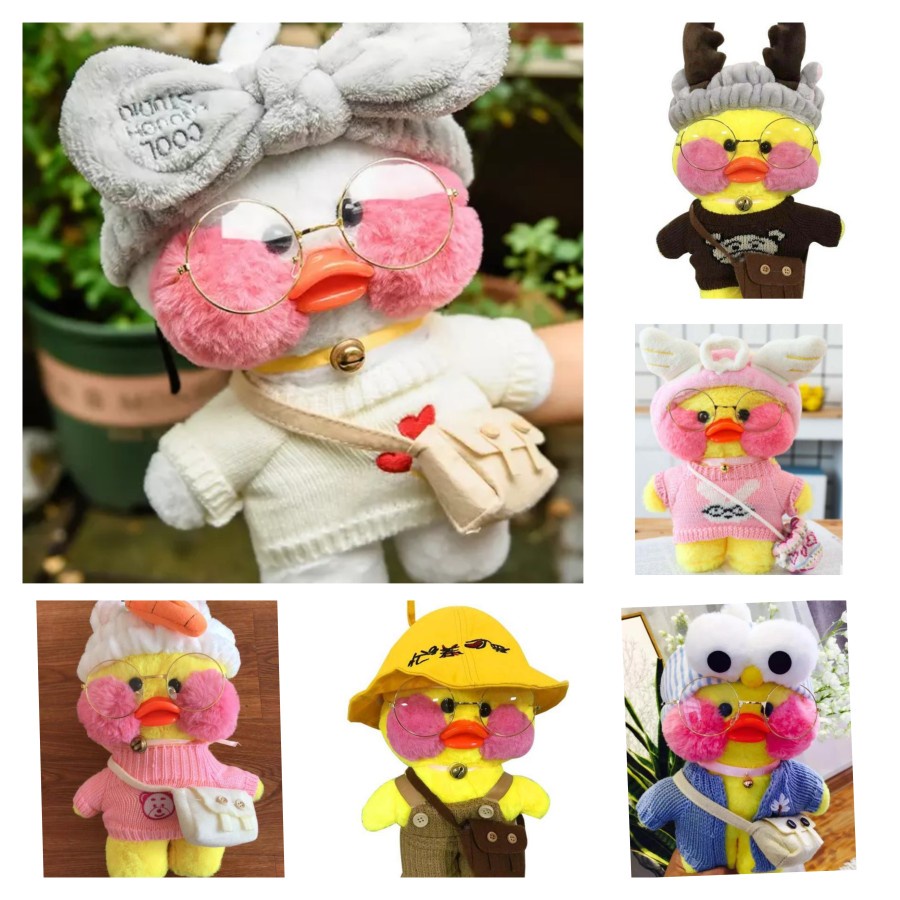 MOMBABY1 Kado boneka anak Lalafanfan fanfanchu / Boneka bebek lalafanfan