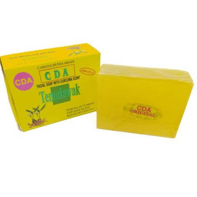 Sabun Temulawak Original Bpom Sabun Temulawak Cda Skin Facial Soap 85gr Indonesia