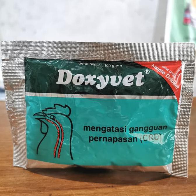 Favorit] Doxyvet Sachet @100 Gram / Obat Crd Ngorok Unggas Ayam
