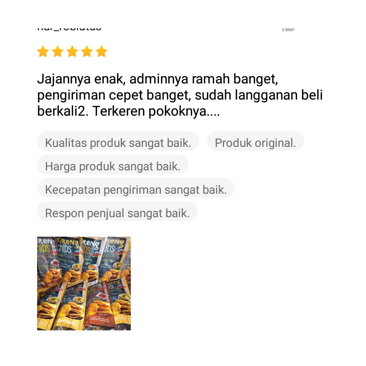 Keripik CIRENG CHIPS Kamsia - Rasa Pedas /Ori /Keju /Balado - Makanan Cemilan Khas Bandung