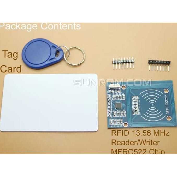 Jual Baru Rfid Kit Mfrc Rc Ic Card Reader Writer Module For